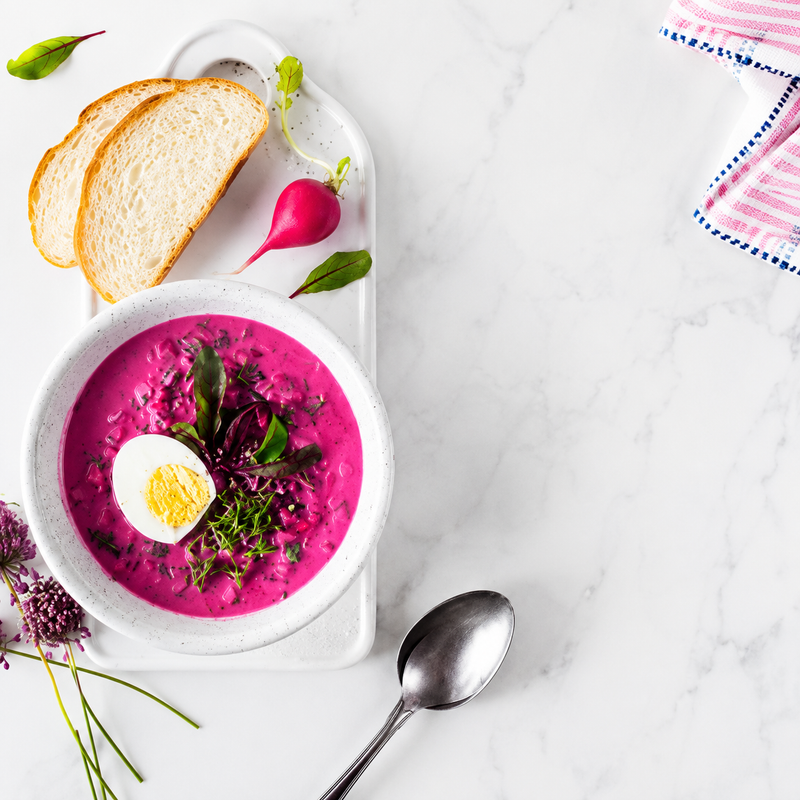 Purple Yam Flour Porridge